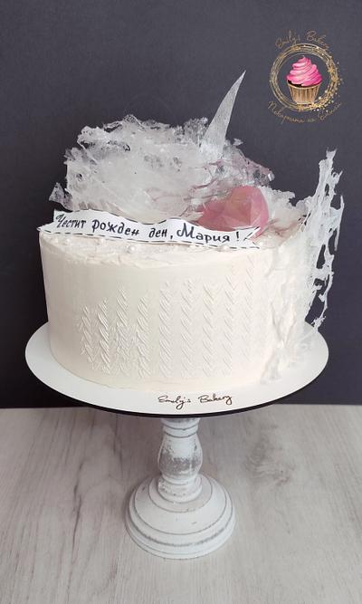 Beauty in White - Cake by Emily's Bakery