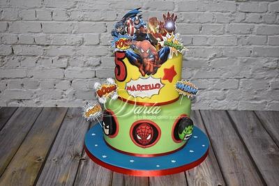 Superheroes cake - Cake by Daria Albanese