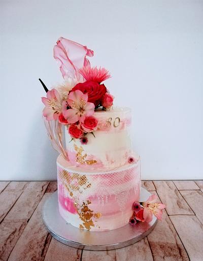 Flowers cake - Cake by alenascakes
