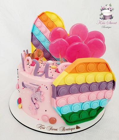 Popit cake  - Cake by Kristina Mineva