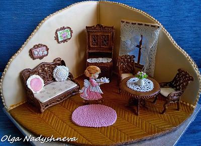 Gingerbread Living room - Cake by Olga Nadyshneva
