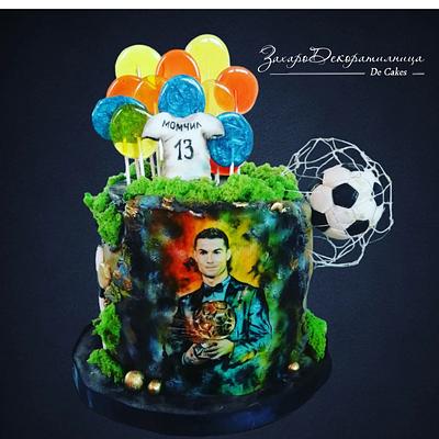 Soccer cake - Cake by Desislavako