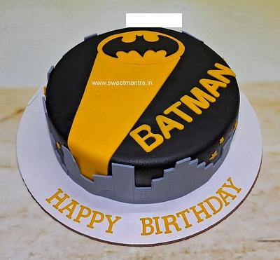 Batman cake - Cake by Sweet Mantra Homemade Customized Cakes Pune