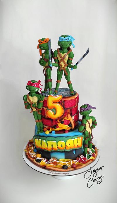 Teenage Mutant Turtles Ninja - Cake by Tanya Shengarova