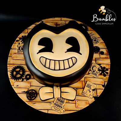 Bendy and the Ink Machine cake - Cake by Tami Marsland