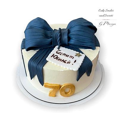 Blue Ribbon - Cake by Cake Smile and Sweets by Mariya