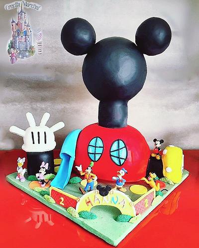 Mickey's house 🎈 - Cake by Ornella Marchal 