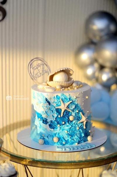 Sea cake theme - Cake by Jojo