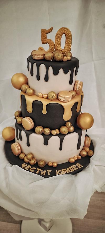 Cake for 50 birthday - Cake by Nina Dimitrova
