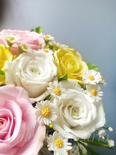 Flowers In Box - Cake by Chanda Rozario