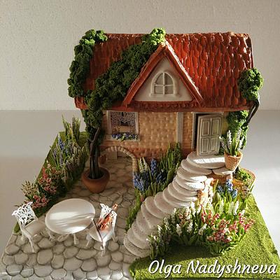 Summer Gingerbread house - Cake by Olga Nadyshneva