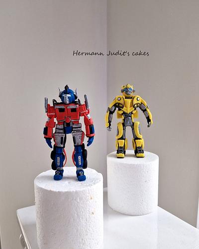 Transformers cake toppers - Cake by Judit