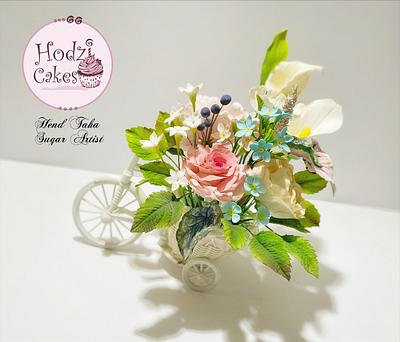 World Cancer Day Collaboration 🌸 - Cake by Hend Taha-HODZI CAKES