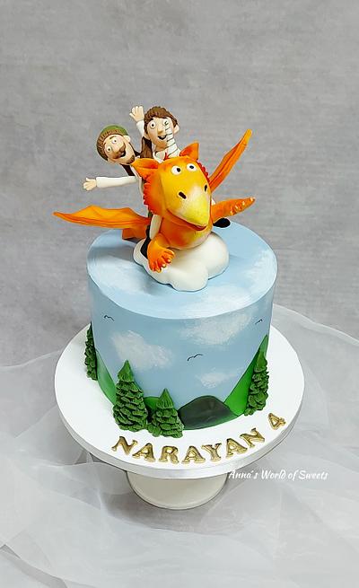 Zog and flying doctors Cake  - Cake by Anna's World of Sweets 