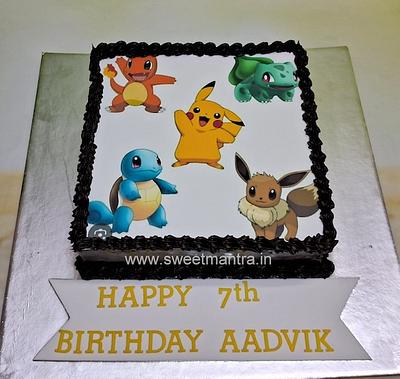 Pokemon photo cake - Cake by Sweet Mantra Homemade Customized Cakes Pune