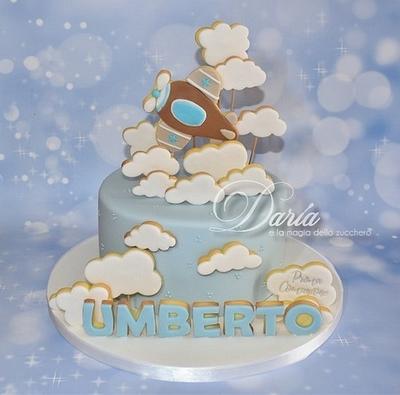 Airplane first communion cake - Cake by Daria Albanese