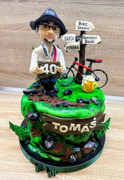 Biker Thomas and his pastimes - Cake by Majka Maruška