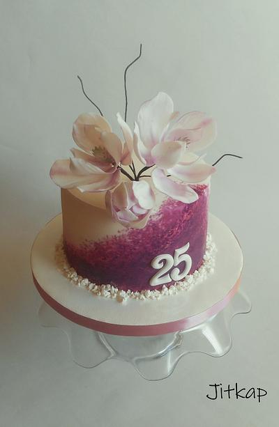 Magnolia cake - Cake by Jitkap