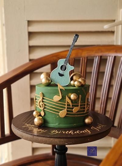 Guitar Cake  - Cake by Ms. V