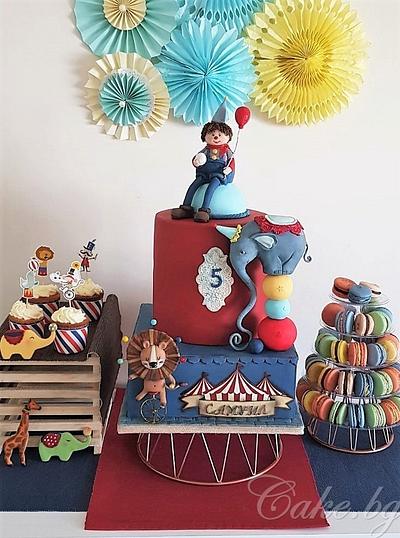 Circus themed birthday cake  - Cake by Eleonora Nestorova