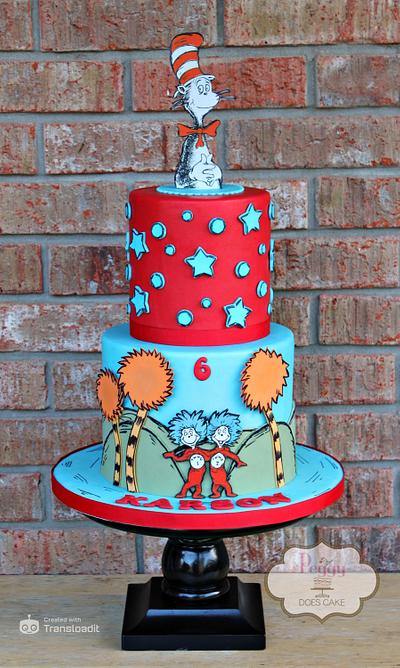 Dr. Seuss Cake - Cake by Peggy Does Cake