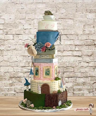 Alice in wonderland  - Cake by blendys cakes