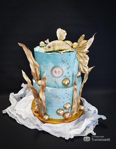 Gold fish  - Cake by Mischell