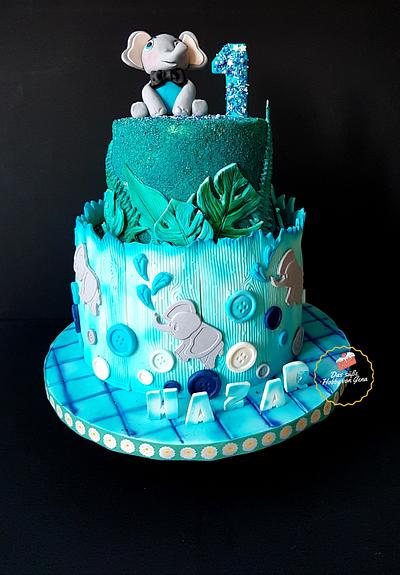 Blue Elephant - Cake by Gena