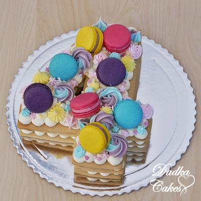 Unicorn number cake - Cake by Dadka Cakes