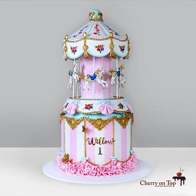   Carousel Cake  - Cake by Cherry on Top Cakes