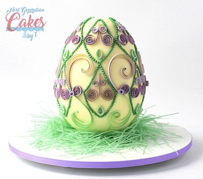 Easter Egg - Cake by Teresa Davidson