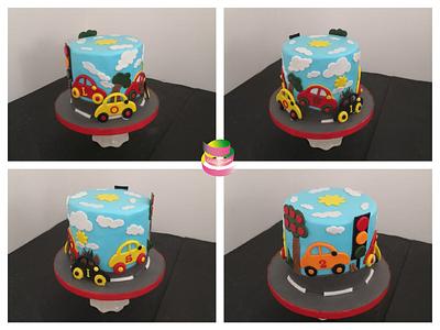 Small car - Cake by Ruth - Gatoandcake