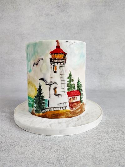Hand painted cake - Cake by Katya