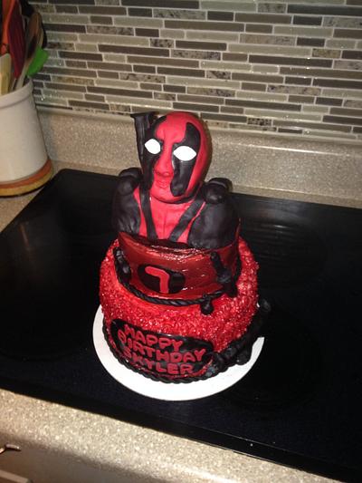 Deadpool Cake - Cake by Msmaddiecake2014