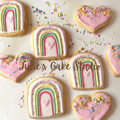 Rainbow Cookies - Cake by Julie Donald