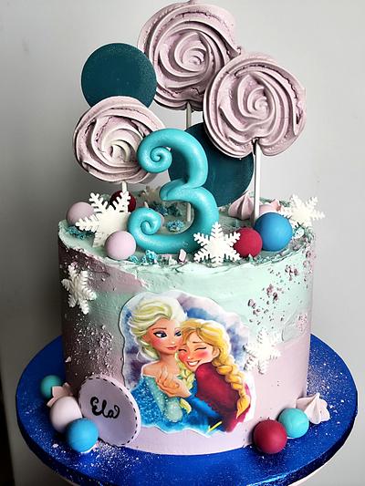 Frozen cake  - Cake by Hollypeciefajnotky
