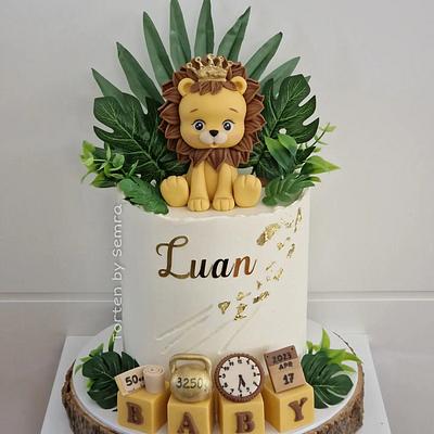 Welcome little lion - Cake by TortenbySemra