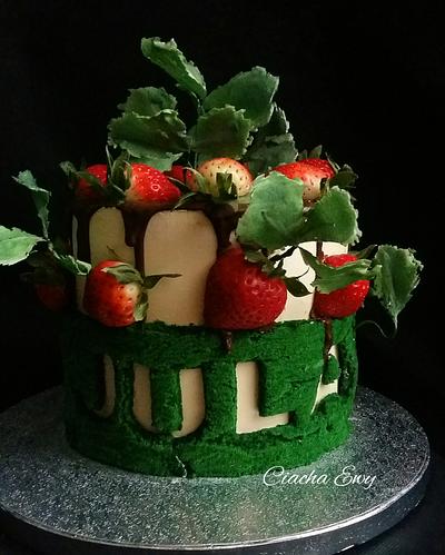Cake strawberries - Cake by Ewa