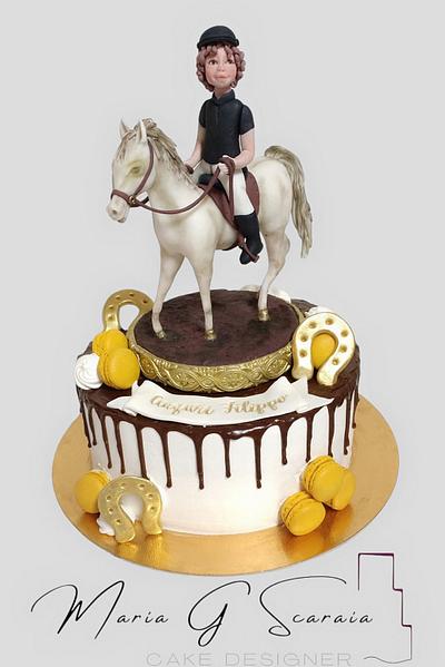 Il mio cavallo bianco  - Cake by Maria Gerarda Scaraia 