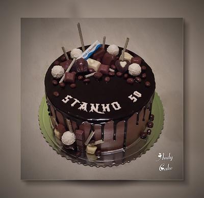 Chocolate Birthday Cake - Cake by AndyCake