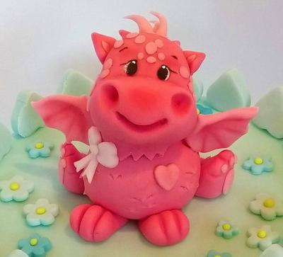 Dragon cake topper - Cake by Clara