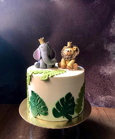 Baby shower cake  - Cake by Rebecca29