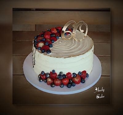 Cake with fresh fruits - Cake by AndyCake