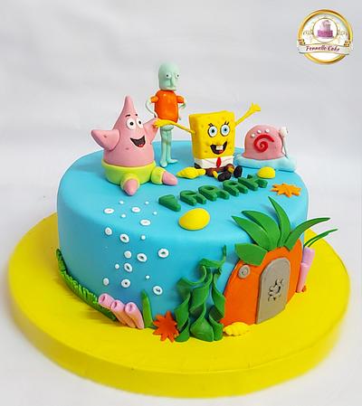 Spongebob cake - Cake by NehalOsama12