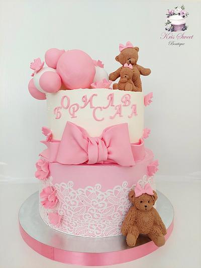 Baby shower cake - Cake by Kristina Mineva