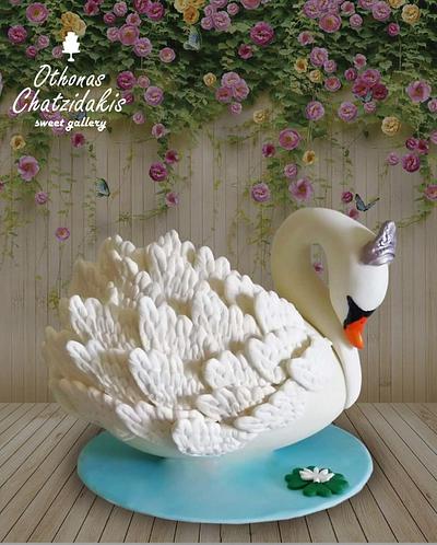 Swan Easter Egg - Cake by Othonas Chatzidakis 