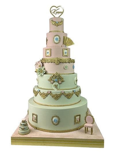 Romantique cake - Cake by Cindy Sauvage 