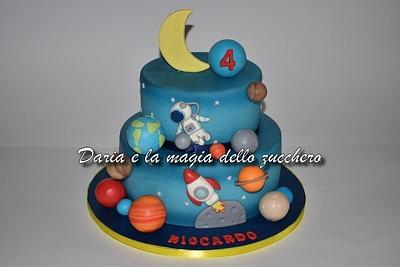 Space themed cake - Cake by Daria Albanese