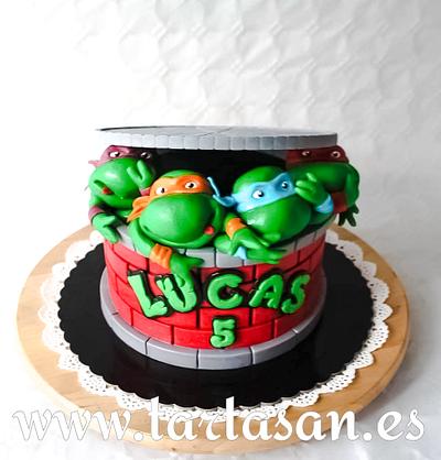 Ninja turtles - Cake by TartaSan - Damian Benjamin Button