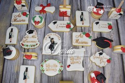 Graduation cookies - Cake by Daria Albanese